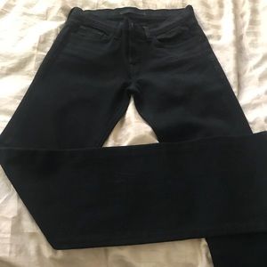 J Brand black denim long  straight legs